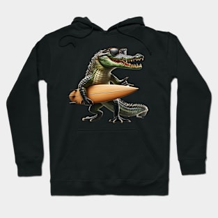 Copy of Funny - Crocodile surfer Hoodie